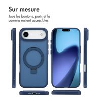 Accezz Coque Ring Stand avec MagSafe Apple iPhone Air - Bleu