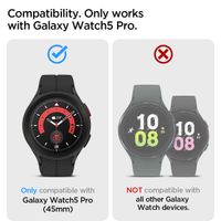 Spigen Protection d'écran EZ FIT Glas.tR avec applicateur Samsung Galaxy Watch 5 Pro - 45 mm - Transparent