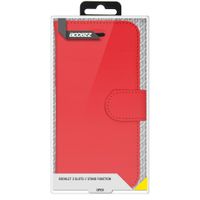 Accezz Étui de téléphone portefeuille Wallet iPhone 13 Pro - Rouge