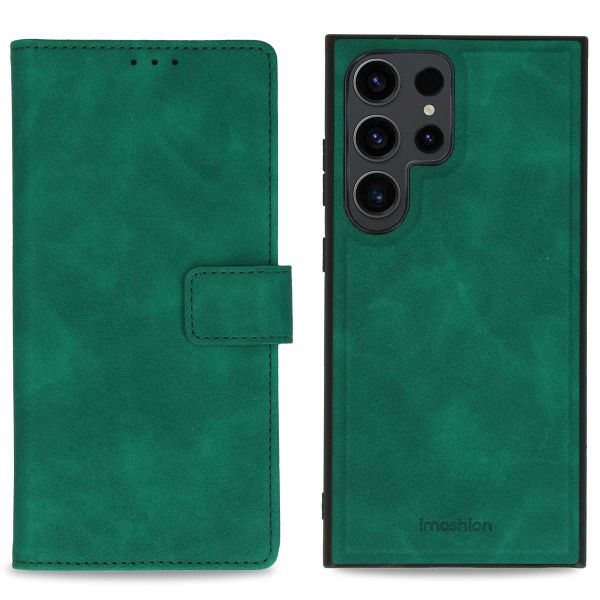 imoshion Etui de télephone luxe 2-en-1 amovible Samsung Galaxy S24 Ultra - Vert foncé