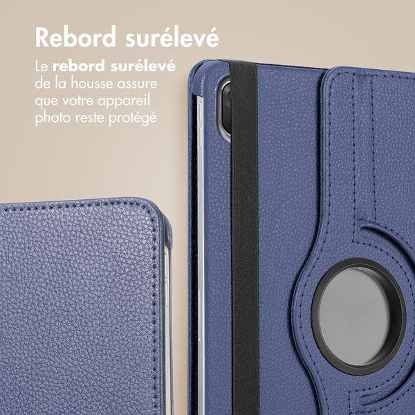 imoshion Coque tablette rotatif à 360° Huawei Matepad 11.5 (2025) - Bleu foncé