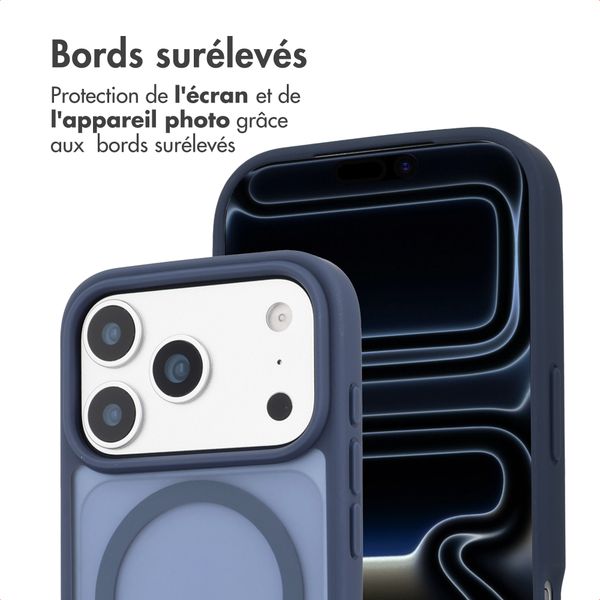 imoshion Coque Color Guard avec MagSafe Apple iPhone 17 Pro Max - Bleu foncé