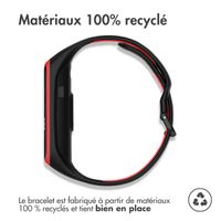 imoshion Bracelet sportif en silicone Samsung Galaxy Fit 2 - Noir / Rouge