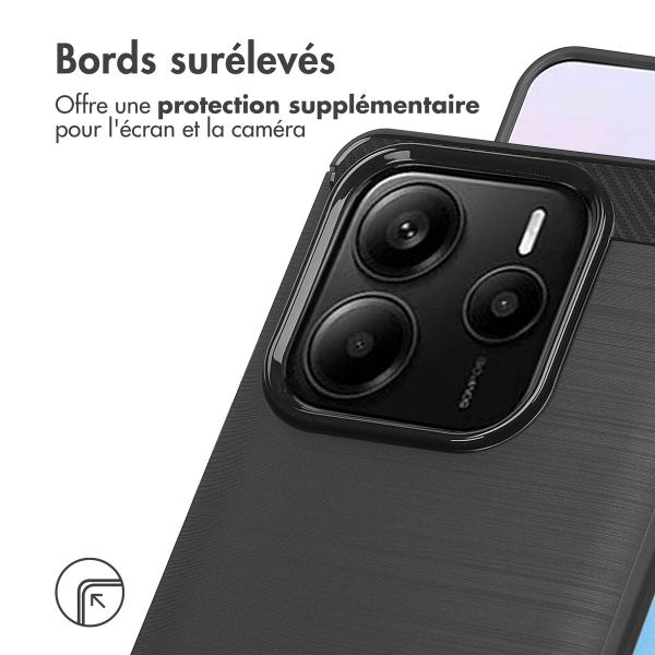 imoshion Coque Brushed Xiaomi Redmi Note 14 (5G) - Noir