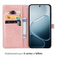 imoshion Etui de télephone Mandala Oppo A6x (4G/5G) - Rose Gold