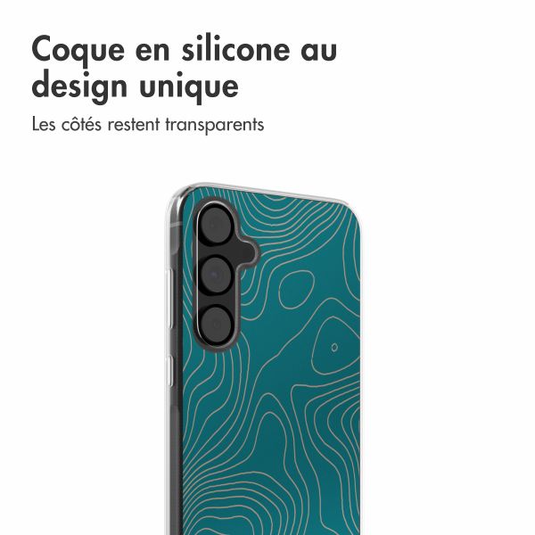 imoshion  Coque Design Samsung Galaxy A55 - Topo Turquoise