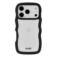 Holdit Coque Wavy Apple iPhone 17 Pro - Black / Transparent