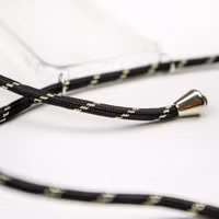 imoshion Coque avec dragonne Samsung Galaxy S21 Plus - Noir & Doré