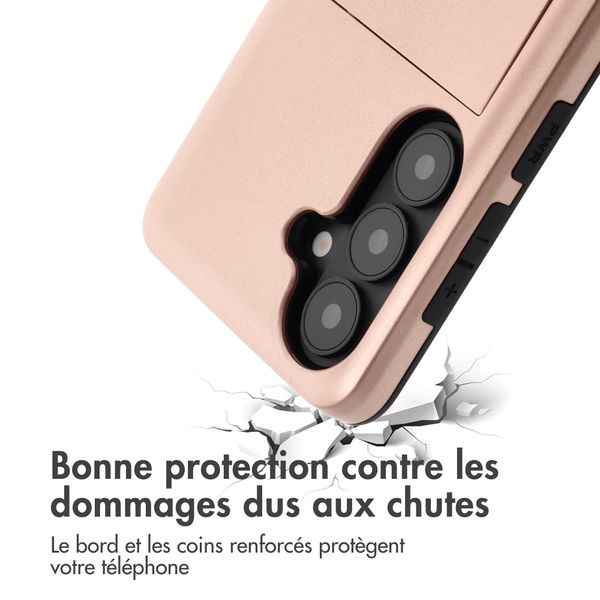 imoshion Coque arrière avec porte-cartes Samsung Galaxy S26 - Rose Gold