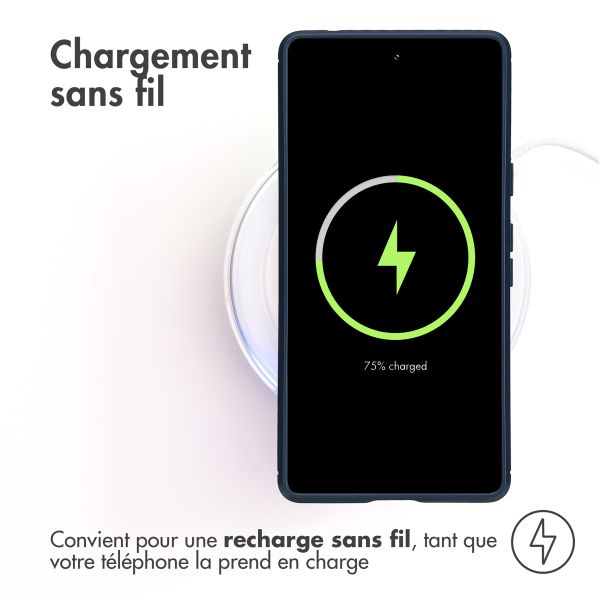 imoshion Coque Brushed Google Pixel 7a - Bleu foncé