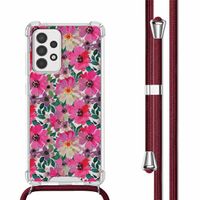 imoshion Coque Design avec cordon Samsung Galaxy A53 - Flower Water