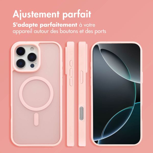 imoshion Coque Color Guard avec MagSafe iPhone 16 Pro - Rose clair