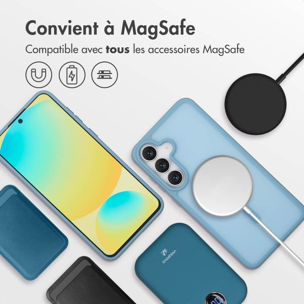 imoshion Coque Color Guard avec MagSafe Samsung Galaxy S25 FE - Bleu clair
