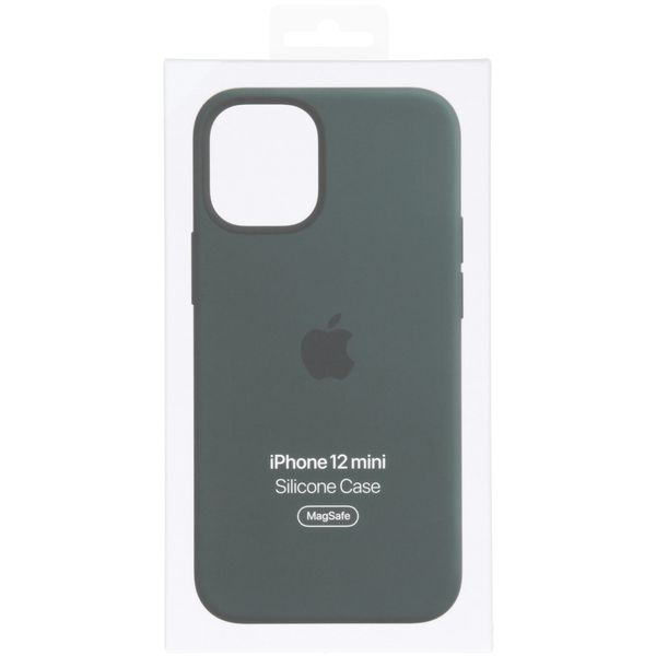 Apple Coque en silicone MagSafe Apple iPhone 12 Mini - Cypress Green