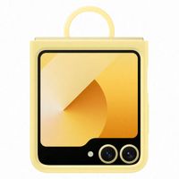 Samsung Original Coque en silicone Ring Samsung Galaxy Z Flip 6 / Flip 7 FE - Yellow