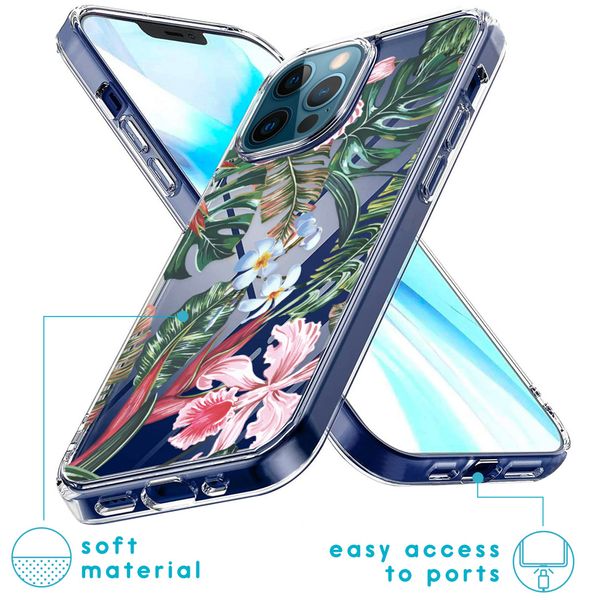 imoshion Coque Design iPhone 12 (Pro) - Tropical Jungle