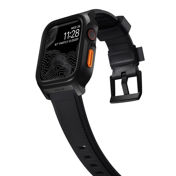 Nomad Boîtier robuste Apple Watch Series 4-9 / SE - 44/45 mm - Noir