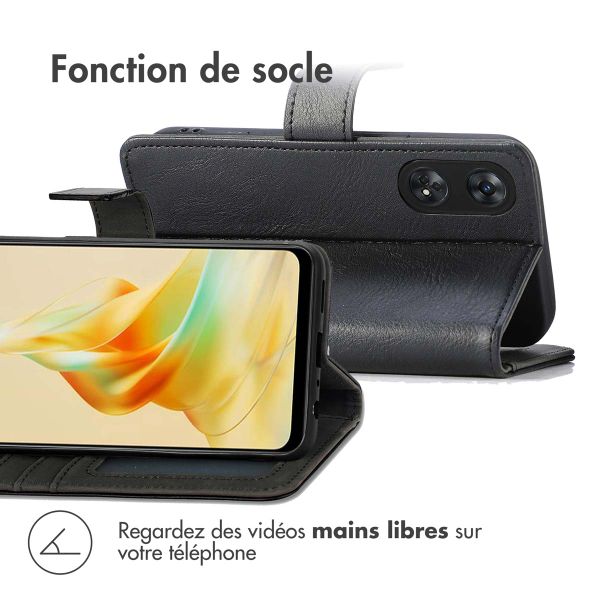 imoshion Étui de télephone portefeuille Oppo Reno 8 T (4G) - Noir