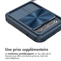 imoshion Coque arrière Camslider Samsung Galaxy S20 FE - Bleu foncé