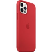 Apple Coque en silicone MagSafe Apple iPhone 12 (Pro) - Red