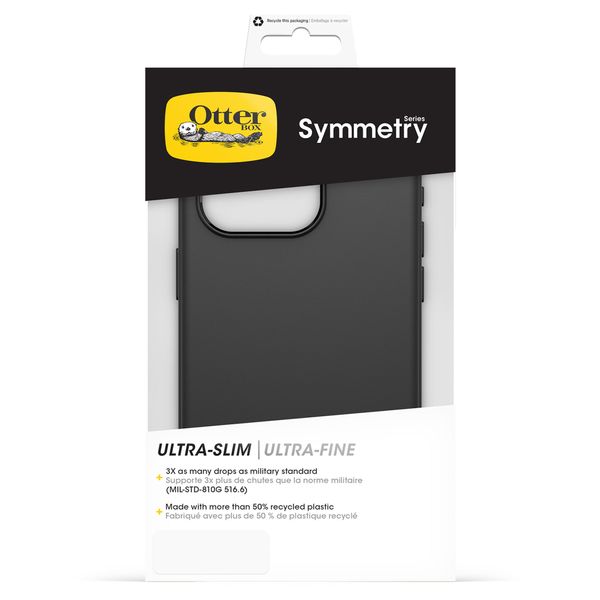 OtterBox Coque Symmetry iPhone 15 Pro - Noir