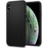 Spigen Coque Liquid Air iPhone Xs / X - Noir