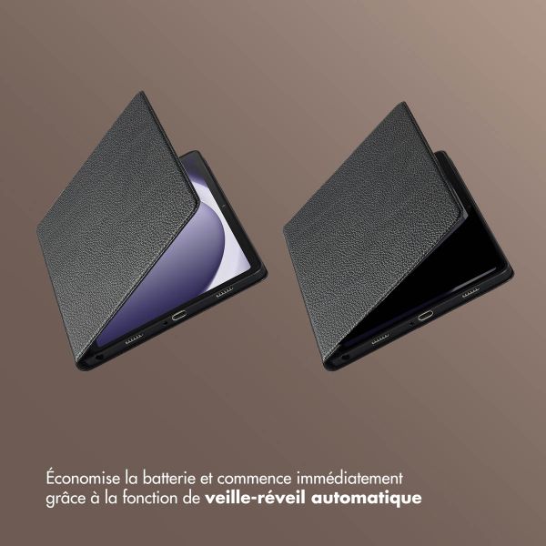 Selencia Coque tablette Riva Samsung Galaxy Tab A9 Plus - Noir