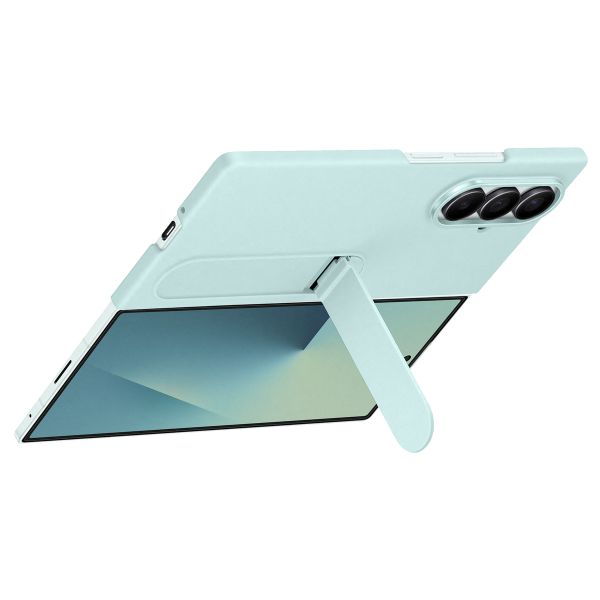 Samsung Coque en silicone avec support Samsung Galaxy Z Fold 7 - Mint