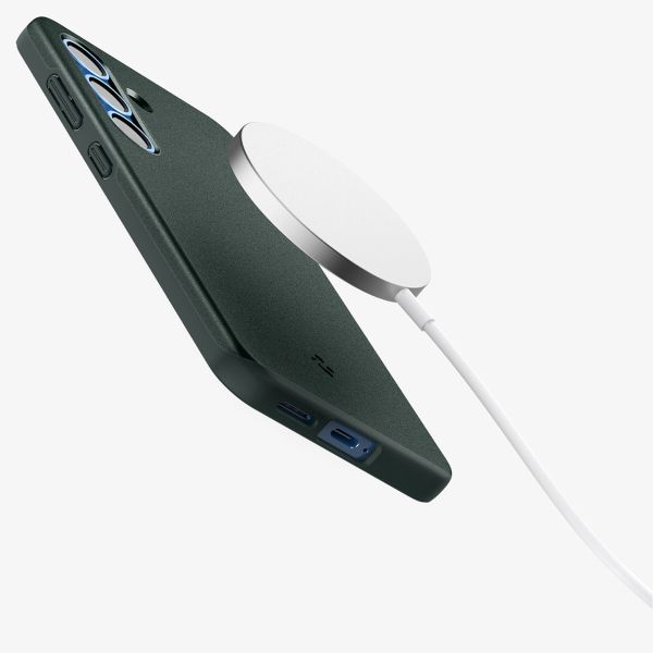 Spigen Coque Thin Fit avec MagSafe Samsung Galaxy S25 - Abyss Green