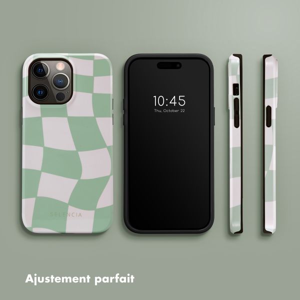 Selencia Coque arrière Vivid Apple iPhone 14 Pro Max - Groovy Sage Green