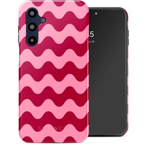 Selencia Coque arrière Vivid Tough Samsung Galaxy A16 - Wave Vibes Lipstick