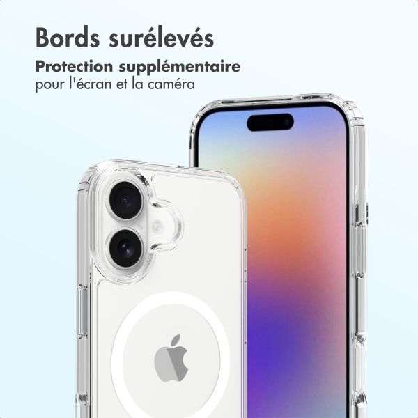 Accezz Coque arrière Xtreme Impact avec MagSafe Apple iPhone 17 - Transparent
