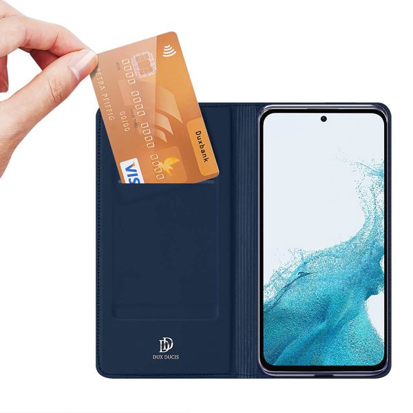 Dux Ducis Étui de téléphone Slim Samsung Galaxy A54 (5G) - Bleu foncé