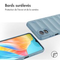 imoshion Coque arrière EasyGrip Oppo A18 / Oppo A38 - Bleu clair