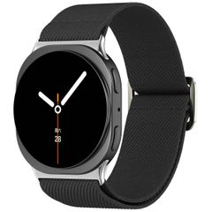 imoshion Bracelet en nylon élastique Samsung Galaxy Watch 8 (Classic) - 40 / 44 / 46mm - Noir