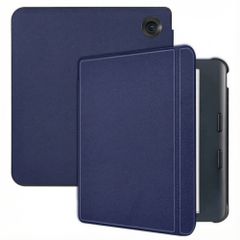 imoshion Étui de liseuse portefeuille Slim Hard Kobo Libra Colour - Bleu foncé