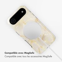 Selencia Coque arrière Vivid avec MagSafe Apple iPhone Air - Golden Beige Marble