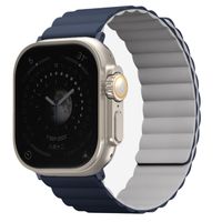 Uniq Bracelet double face Revix Apple Watch Series 1 á 10 / SE / Ultra (2) (44/45/46/49 mm) - Storm Blue / Chalk Grey