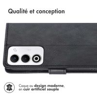 imoshion Étui de télephone portefeuille Oppo A5 5G (2025) - Noir