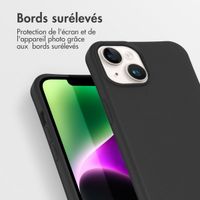 imoshion Coque de couleur avec cordon amovible Apple iPhone 14 - Noir