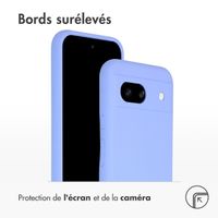 Accezz Coque Liquid Silicone Google Pixel 8a - Violet