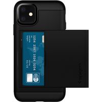 Spigen Coque Slim Armor CS iPhone 11 - Noir