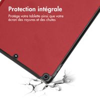 imoshion Coque tablette Trifold Apple iPad 9 (2021) 10.2 pouces / iPad 8 (2020) 10.2 pouces / iPad 7 (2019) 10.2 pouces - Rouge