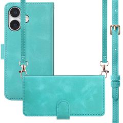 imoshion Etui de télephone portefeuille avec cordon Apple iPhone 17 - Turquoise