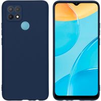 imoshion Coque Couleur Oppo A15 - Bleu foncé