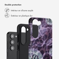 Selencia Coque arrière Vivid Samsung Galaxy S23 - Leo Bubble Green