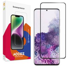 Accezz Protection d'écran en verre trempé Full Cover Samsung Galaxy S20 Plus