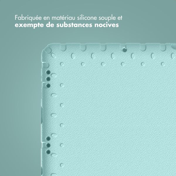 imoshion Coque kidsproof avec poignée Samsung Galaxy Tab A11 Plus / A9 Plus - Soft Blue