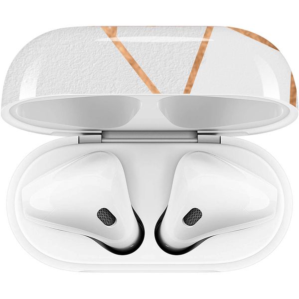 imoshion Coque Hardcover Design AirPods 1 / 2 - White Graphic