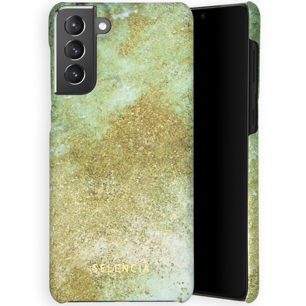 Selencia Coque Maya Fashion Samsung Galaxy S21 Plus - Green Nature